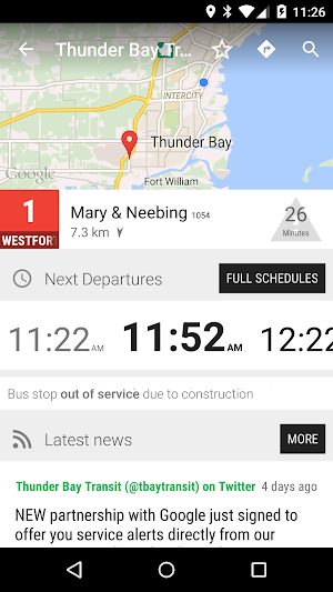 Thunder Bay Transit Bus - MonT Screenshot 1
