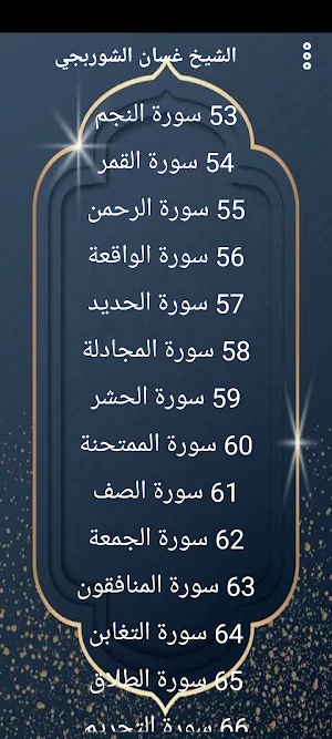 غسان الشوربجي قرآن بدون نت Screenshot 2