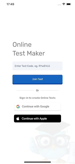 Online Test Maker: AI-powered Screenshot 0