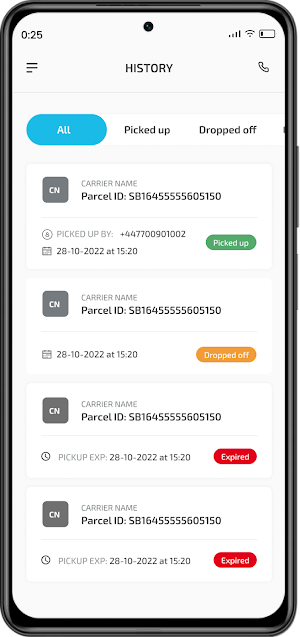 Parcel Locker App Screenshot 3