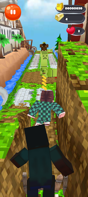 Anime Minicraft Run Screenshot 0