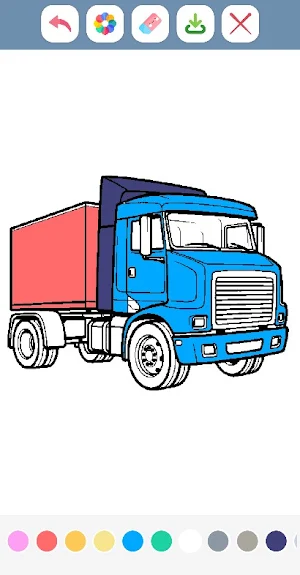 Trucks Coloring Book Screenshot 0