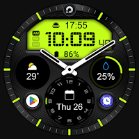 PRADO X36 Hybrid Watch face