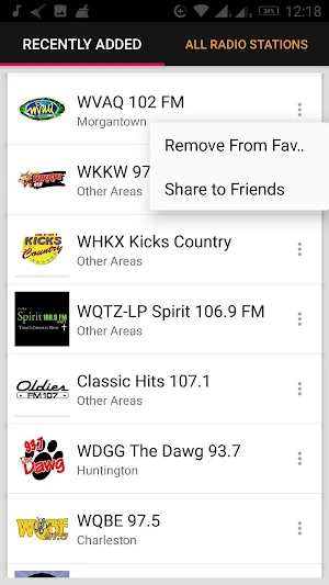 West Virginia Radio Stations - USA Screenshot 3