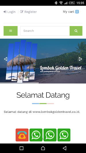Lombok Golden Travel Screenshot 0