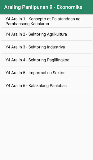Araling Panlipunan 9 Screenshot 2