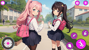 Anime School Girl Story Screenshot 3