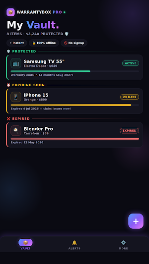 Warranty & Receipt Tracker Screenshot 0