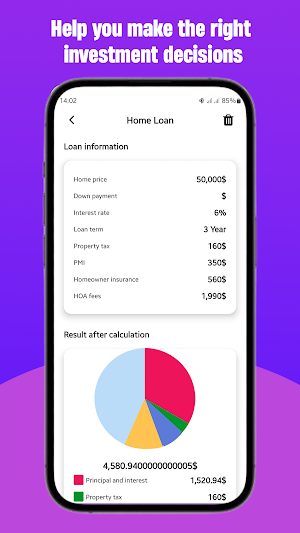 Auto Loan Calculator for EMI Screenshot 3