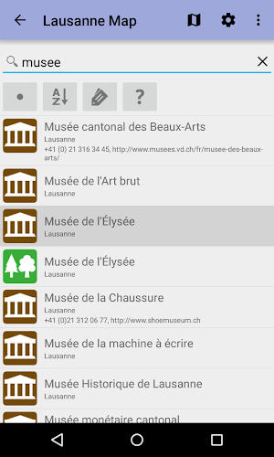 Lausanne Offline City Map Screenshot 2