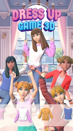 Dress up games for girls 3D Screenshot 0