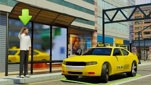 City Taxi Driving Sim Games Screenshot 0