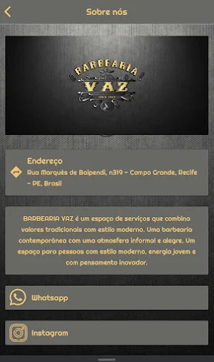 BARBEARIA VAZ Screenshot 1