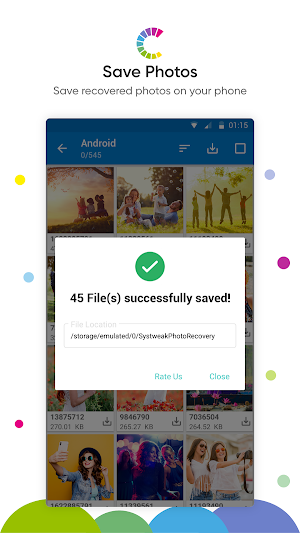 Photos Recovery - Restore Deleted Pictures, Images Screenshot 3