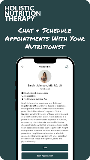 Holistic Nutrition Therapy Screenshot 3