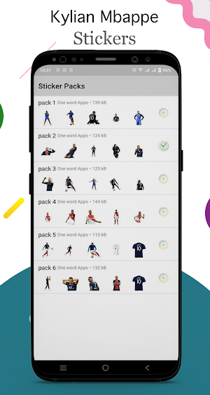 Kylian Mbappe Stickers for WA Screenshot 0