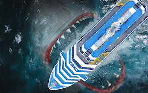 Megalodon shark fish eater Screenshot 1