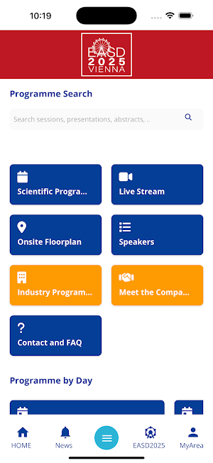 EASD Society App Screenshot 2