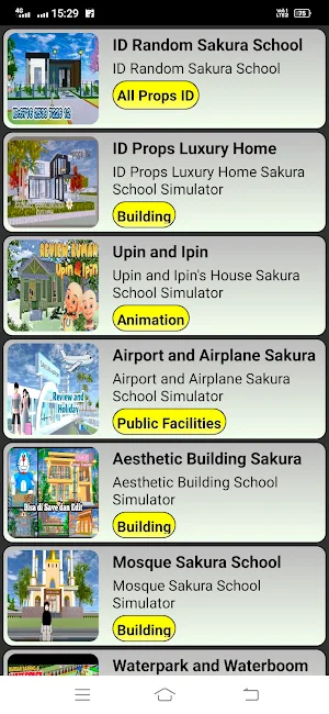 PROPS Id : Sakura School Game Screenshot 1