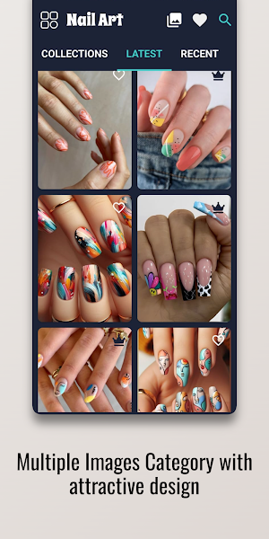 Abstract Doodles Nail Design Screenshot 0