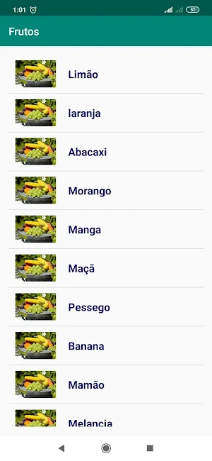 Vegetais Ervas e Frutos Screenshot 3