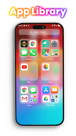 Launcher iOS 26 - Widget Theme Screenshot 1