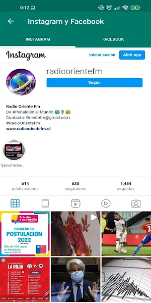Radio Oriente FM Screenshot 2