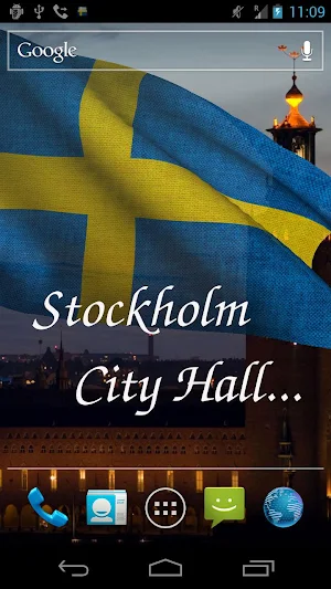 Sweden Flag Screenshot 2