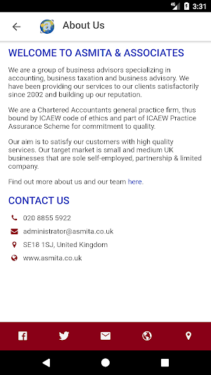Asmita Accountants App Screenshot 1