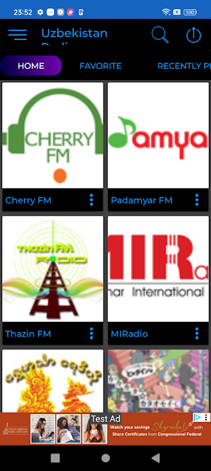 Uzbekistan Radio + Recorder Screenshot 0