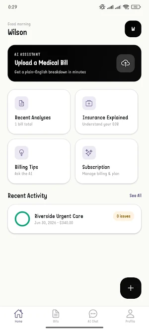 MedBill Insight Screenshot 0
