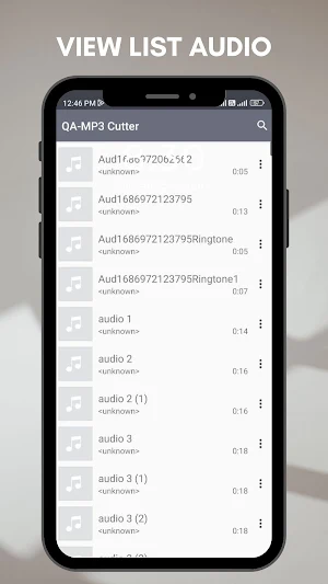 QA - MP3 Cutter & Ringtone Screenshot 2