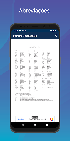 Doutrina e convênios português Screenshot 2
