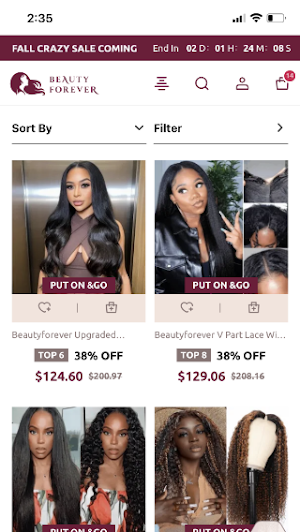 Beauty Forever Hair Screenshot 0