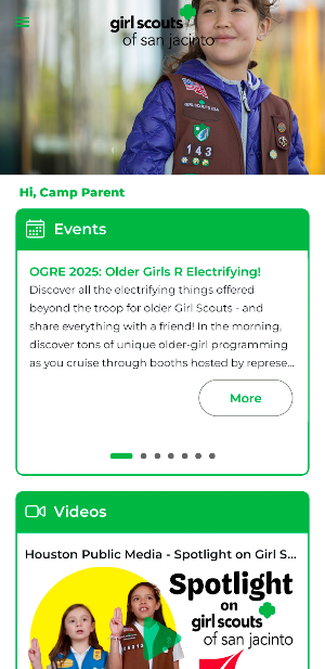 GSSJC Volunteer Hub Screenshot 1