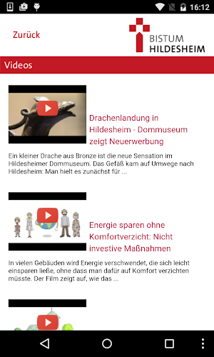 Bistum Hildesheim Screenshot 2