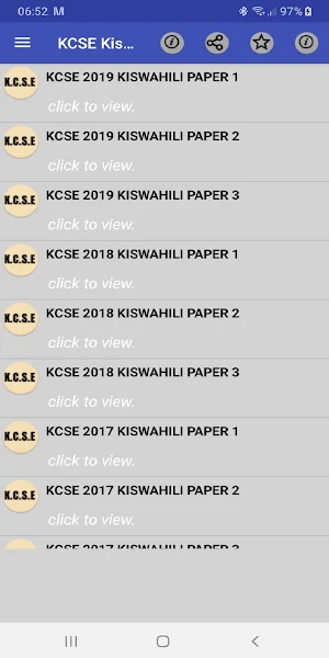 KCSE KISWAHILI PAST PAPERS, QUESTIONS + ANSWERS. Screenshot 0
