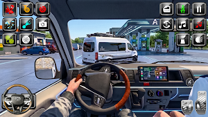 Mini Bus 3D Game Van Simulator Screenshot 2