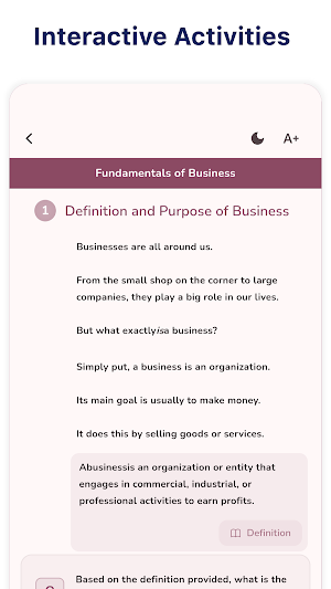 Business Administration Screenshot 2