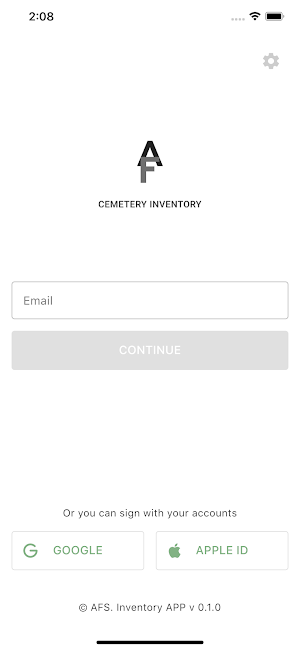 Cemetery Inventory Screenshot 0