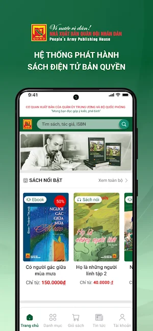 NXB Quân Đội Nhân Dân Screenshot 0