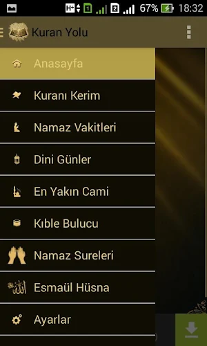 Kuran Yolu - Namaz Vakitleri - Kıble Bulucu Screenshot 0