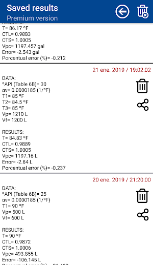 Flowmeter Calibration Screenshot 2