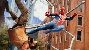 Flying Rope Superhero War Game Screenshot 0