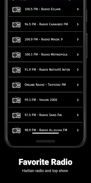 Haiti Broadcasting App Screenshot 2