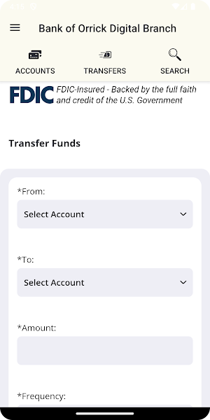 Bank of Orrick Digital Branch Screenshot 0