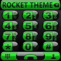 Theme Futura Green Rocketdial