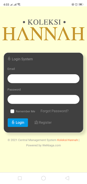 Koleksi Hannah System Screenshot 0