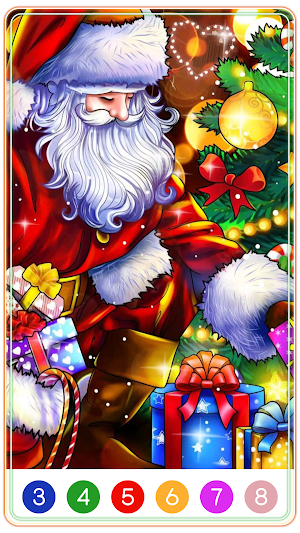 Christmas Paint by Number Screenshot 2