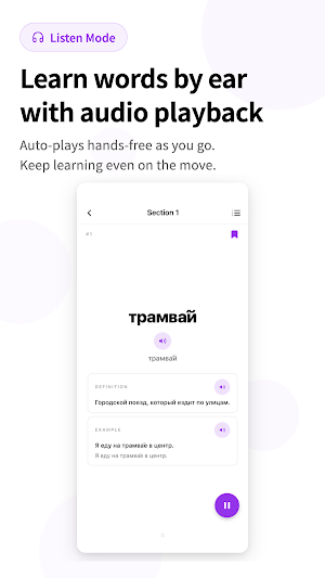 Russian 5500 Vocabulary Screenshot 1